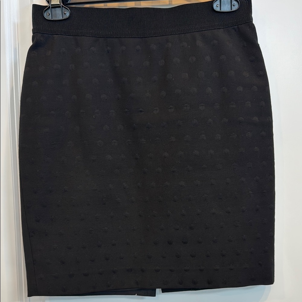 Ann Taylor Black Mini Pencil Skirt Work
